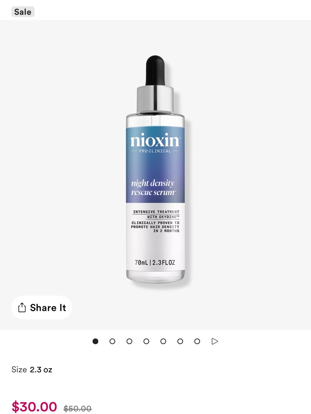 Bosley Minoxidil 5% Hair Regrowth Treatment – Blue - Picture 5 of 6